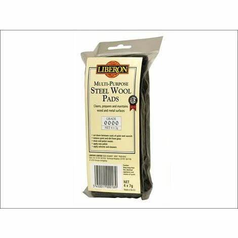 LIBERON Steel Wool Grade 0000 (4x7g) LIBSW00007G LIBERON Steel Wool Grade 0000 (4x7g) LIBSW00007G -LIBERON STORE 14467117 1