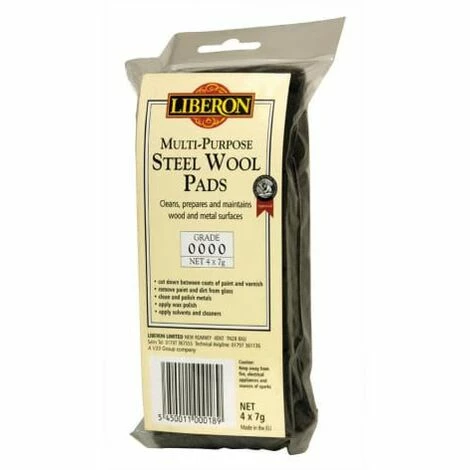 LIBERON Steel Wool Grade 0000 (4x7g) LIBSW00007G LIBERON Steel Wool Grade 0000 (4x7g) LIBSW00007G -LIBERON STORE 14467117 2