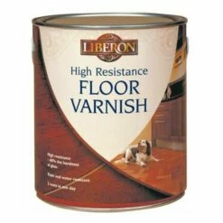 LIBERON High Resistance Floor Varnish Light Oak Wax Effect 2.5 Litre LIBHRFVWE25L