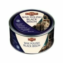 Liberon 150ml Clear Wax Polish Black Bison (Paste)