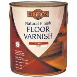 Liberon 003558 Natural Finish Floor Varnish Clear Matt 2.5 Litre
