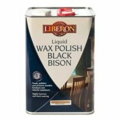 LIBERON Liquid Wax Polish Black Bison Clear 5 Litre LIBBBLWCL5L
