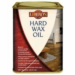 LIBERON Hard Wax Oil Clear Satin 1 Litre LIBHWOCS1L -LIBERON STORE 34291423 2