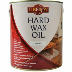 Liberon LIBHWOCM25L Hard Wax Oil Clear Matt 2.5 Litre