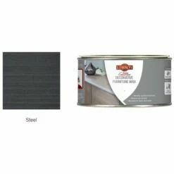 Liberon Colour Care Decorative Furniture Wax - 500ml - Steel